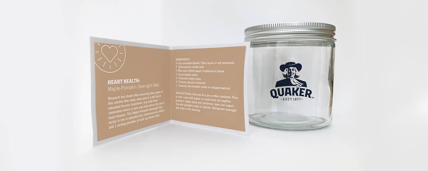 Overnight Oats Branded Jar